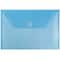 JAM Paper 9.75" x 14.5" Plastic Hook & Loop Closure Envelopes, 12ct.